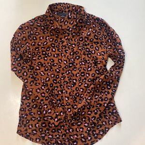 Sanctuary button up print blouse